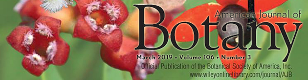 Plant Biologist pubished in the American Journal of Botany